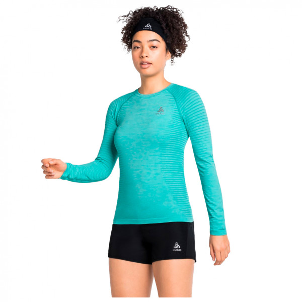 Odlo - Women's T-Shirt L/S Crew Neck Essential Seamless - Camiseta funcional