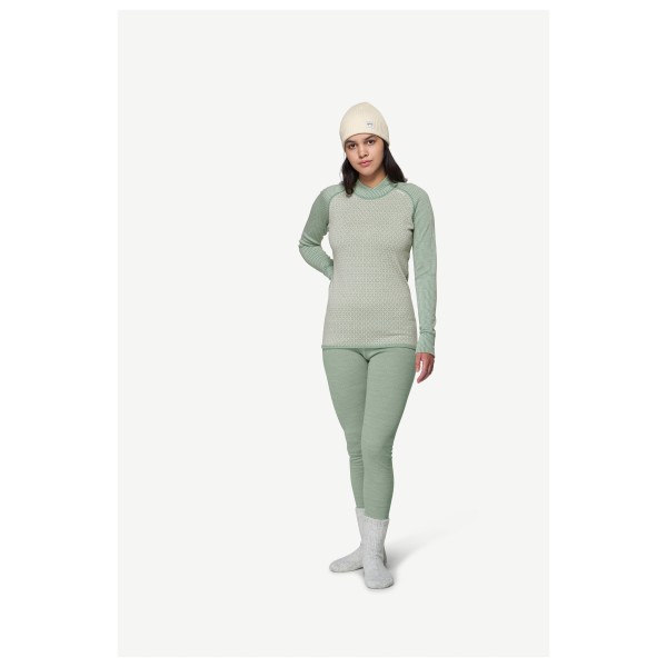 Devold - Women's Kvitegga Cross Neck - Merinovillapaita