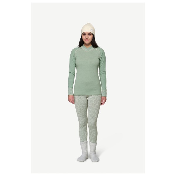 Devold - Women's Kvitegga Cross Neck - Merinovillapaita