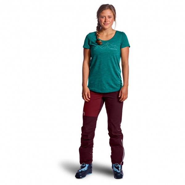 Ortovox - Women's 150 Coolountain Face Ts - Camiseta de merino