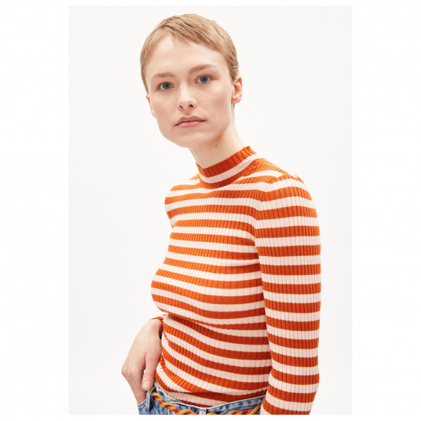 ARMEDANGELS - Women's Alaani Striped - Camiseta de manga larga