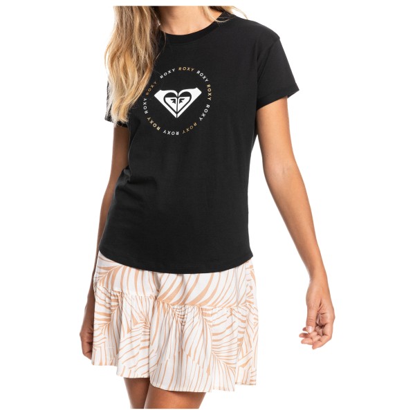 Roxy Damen T-Shirt 'Epic Afternoon' – Regular Fit, Rundhals, Flockdruck
