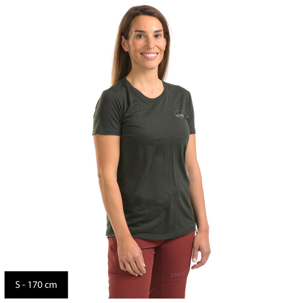 Stoic - Women's Merino150 HeladagenSt. Artwork slim - Camiseta de merino