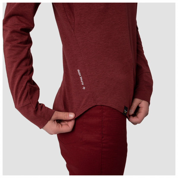 Salewa - Women's Lavaredo Hemp L/S Tee - Camiseta funcional