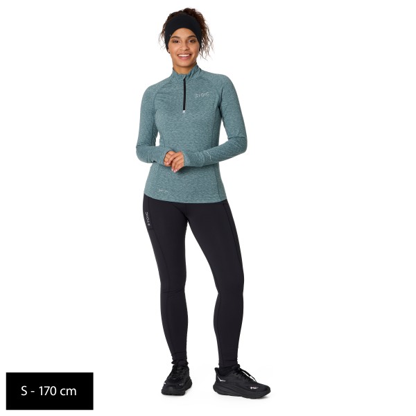 Stoic - Women's HelsingborgSt. Performance L/S with Zip - Juoksupaita