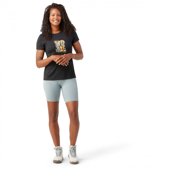 Smartwool - Women's Carved Logo Graphic S/S Tee Slim Fit - Camiseta de merino
