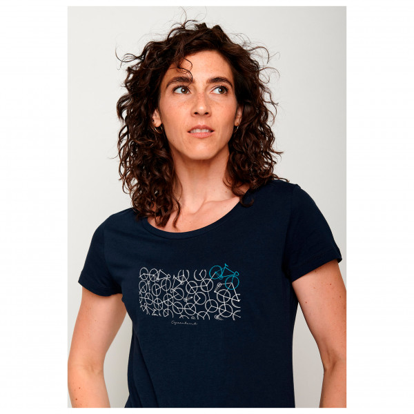 GreenBomb - Women's Bike Maze Loves - Camiseta de manga corta