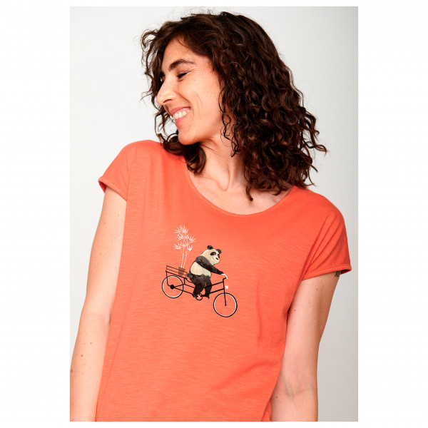 GreenBomb - Women's Bike Panda Cool - Camiseta de manga corta