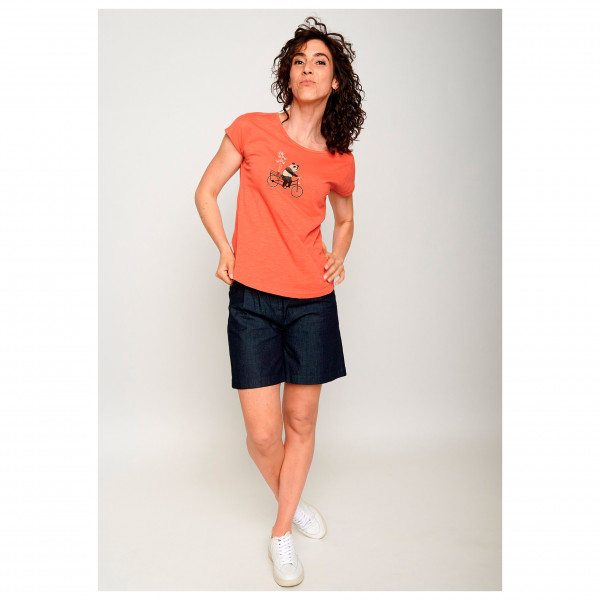 GreenBomb - Women's Bike Panda Cool - Camiseta de manga corta