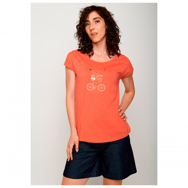 GreenBomb - Women's Bike Signpost Cool - Camiseta de manga corta