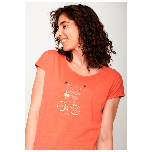 GreenBomb - Women's Bike Signpost Cool - Camiseta de manga corta