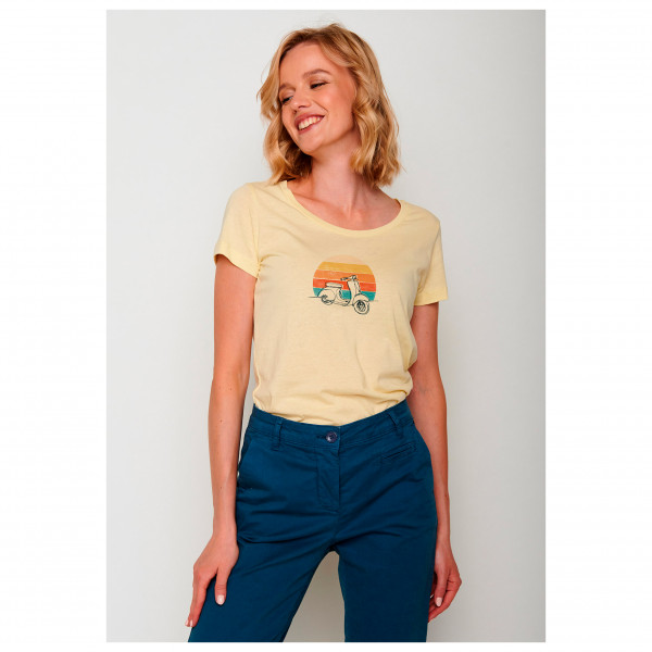GreenBomb - Women's Lifestyle Scooter Loves - Camiseta de manga corta