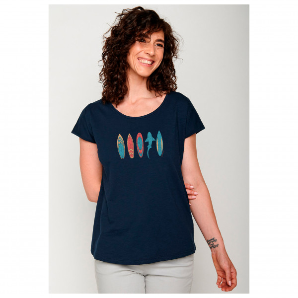 GreenBomb - Women's Lifestyle Shark Cool - Camiseta de manga corta