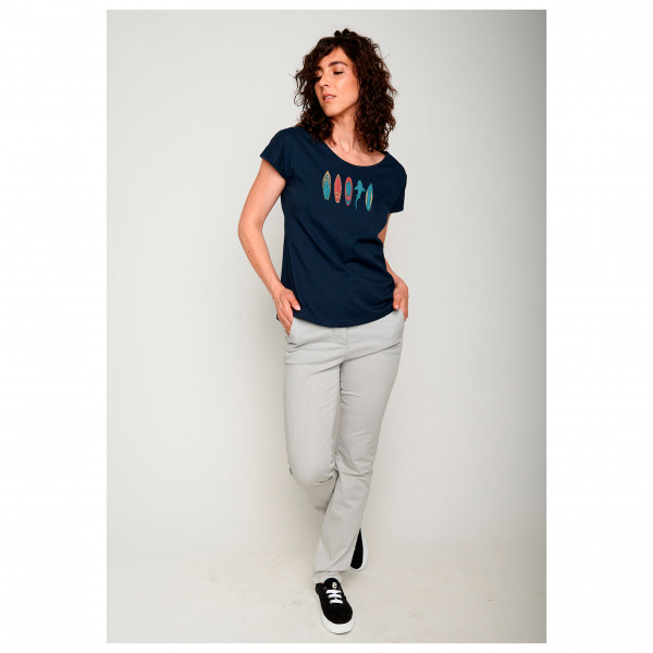 GreenBomb - Women's Lifestyle Shark Cool - Camiseta de manga corta