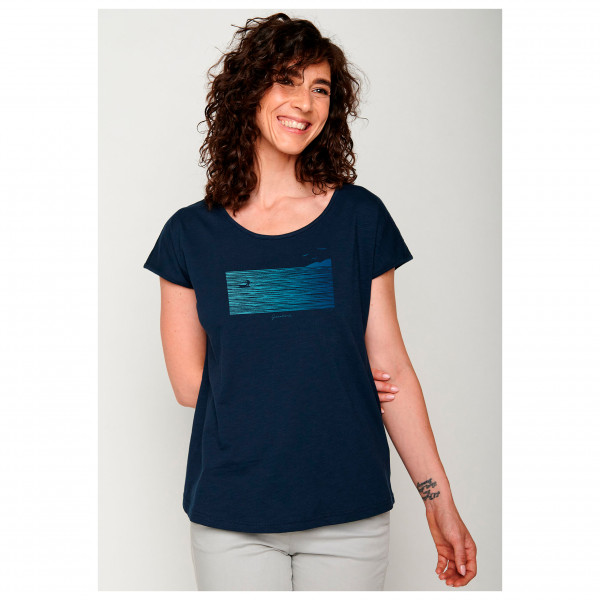 GreenBomb - Women's Nature Surfer Sea Cool - Camiseta de manga corta