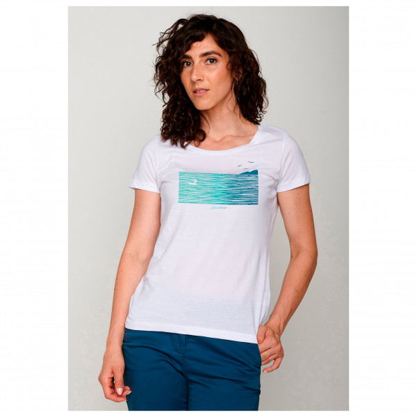 GreenBomb - Women's Nature Surfer Sea Loves - Camiseta de manga corta