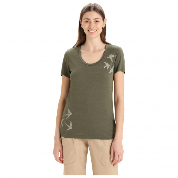 Icebreaker - Women's Tech Lite II S/S Scoop Swarming Shapes - Merino shirt