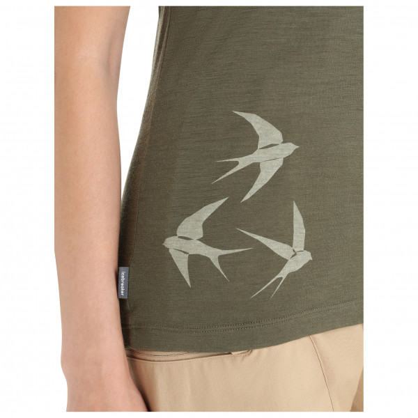 Icebreaker - Women's Tech Lite II S/S Scoop Swarming Shapes - Merino shirt