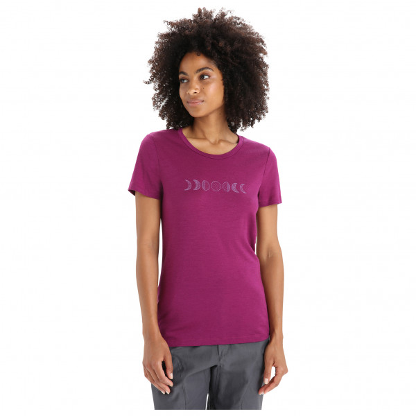 Icebreaker - Women's Tech Lite II S/S Tee Moon Phase - Camiseta de merino
