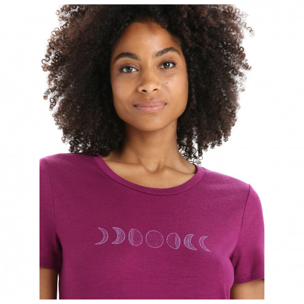 Icebreaker - Women's Tech Lite II S/S Tee Moon Phase - Camiseta de merino