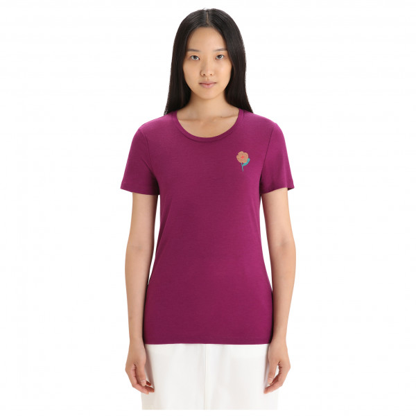 Icebreaker - Women's Tech Lite II S/S Tee Springtime Flowers - Merino shirt