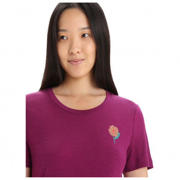 Icebreaker - Women's Tech Lite II S/S Tee Springtime Flowers - Merino shirt
