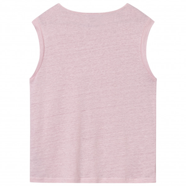 KnowledgeCotton Apparel - Women's Loose Fold Up Linen - Camiseta de manga corta