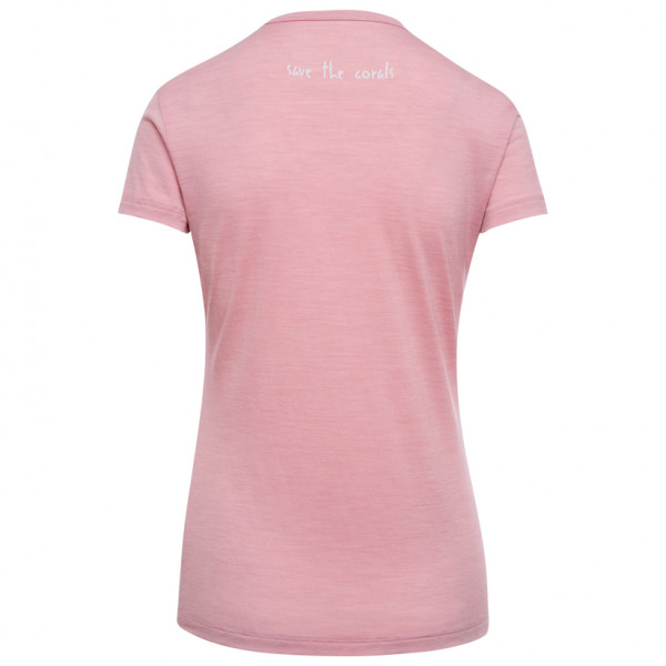 Thermowave - Women's Merino Cooler Trulite T-Shirt Coral - Camiseta de merino