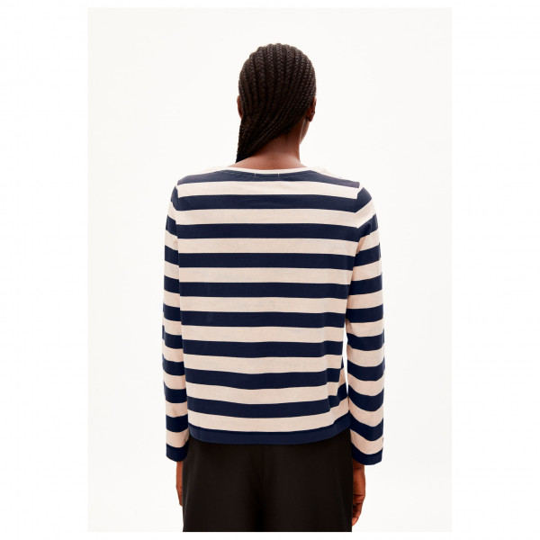 ARMEDANGELS - Women's Mariekaa Block Stripes - Camiseta de manga larga