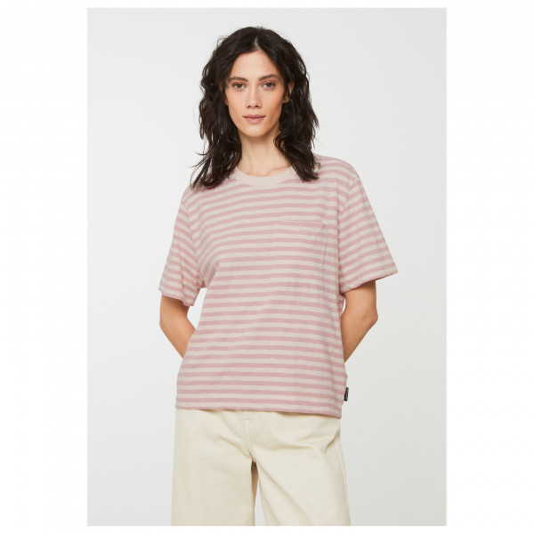 recolution - Women's T-Shirt Waterlily Stripes - Camiseta de manga corta
