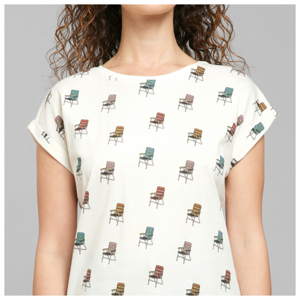 DEDICATED - Women's T-Shirt Visby Lawn Chair AOP - Camiseta de manga corta