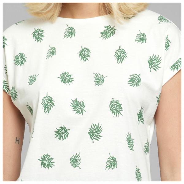 DEDICATED - Women's T-Shirt Visby Leaf AOP - Camiseta de manga corta