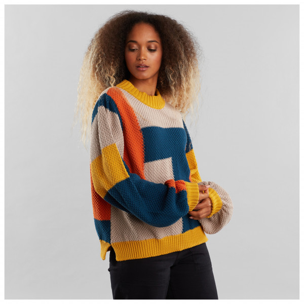 DEDICATED - Women's Sweater Knitted Rutbo Blocks - Pulloverit