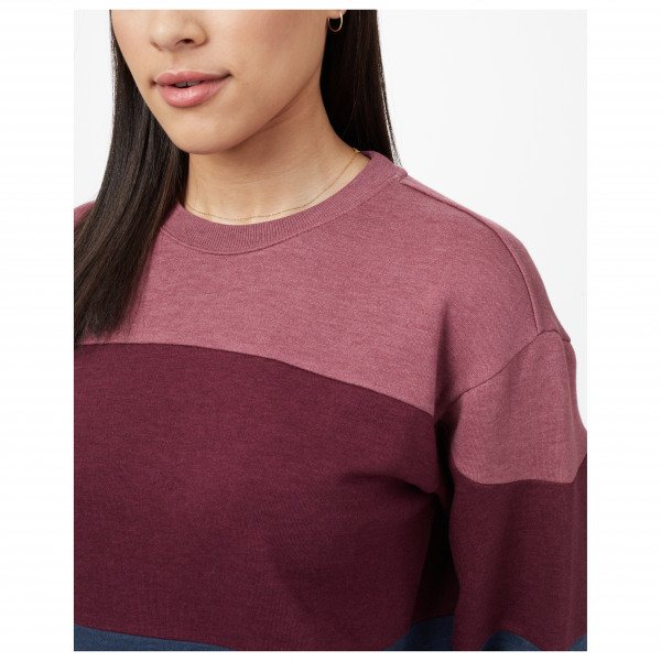 tentree - Women's Treefleece Blocked Crew - Överdragströjor