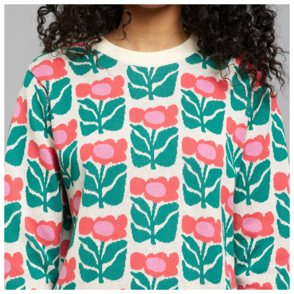 DEDICATED - Women's Sweater Arendal Liv Lee Flower - Maglione