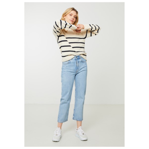 recolution - Women's Pullover Strelitzia Stripes - Uldsweater