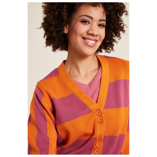 Tranquillo - Women's Strickjacke im Colour Block-Design - Sweatere