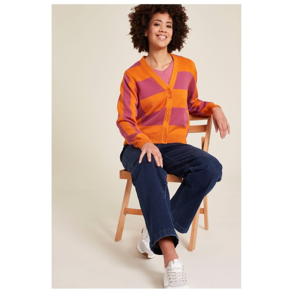 Tranquillo - Women's Strickjacke im Colour Block-Design - Sweatere