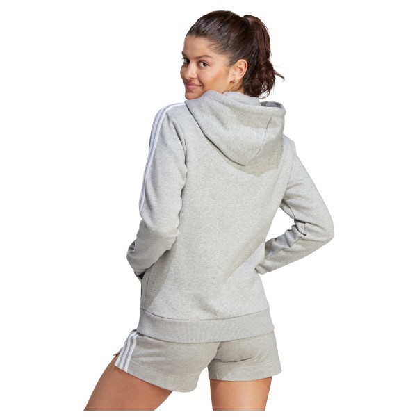 adidas - Women's 3-Stripes Fleece Full Zip Hoodie - Sudadera
