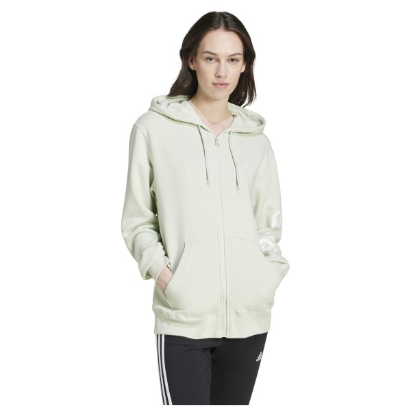 adidas - Women's Linear French Terry Full Zip Hoodie - Sudadera