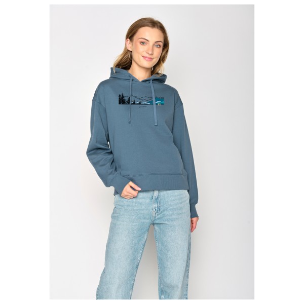 GreenBomb - Women's Nature Hike Mountains Flipper Pullover - Sudadera