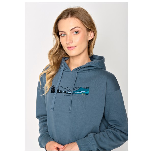 GreenBomb - Women's Nature Hike Mountains Flipper Pullover - Sudadera