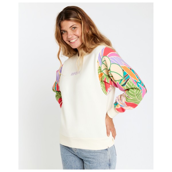Rip Curl - Women's Crew Wavy Print Sleeves - Överdragströjor