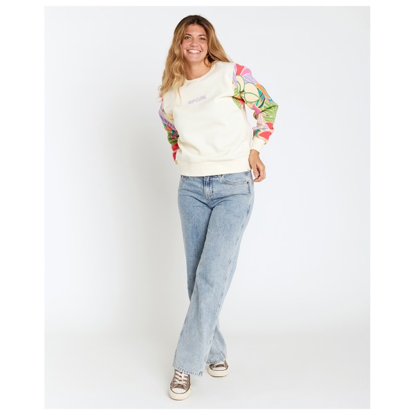 Rip Curl - Women's Crew Wavy Print Sleeves - Överdragströjor