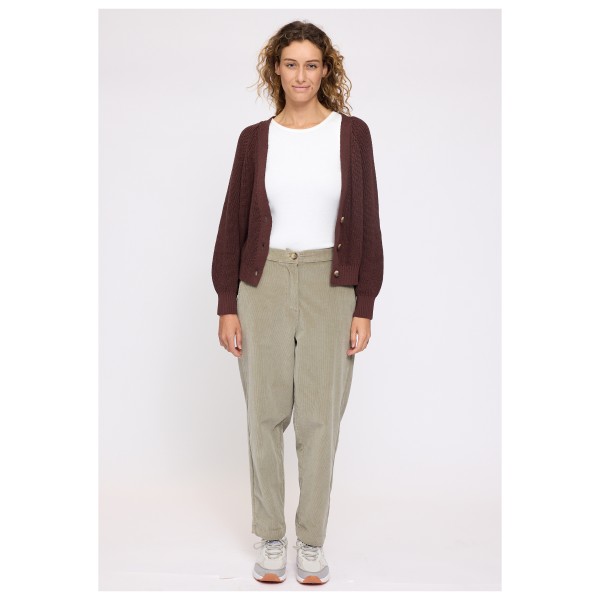 Mazine - Women's Chunky Knit V-Neck Cardigan - Chaqueta de punto