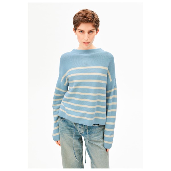 ARMEDANGELS - Women's Merinaa Stripes Knit Sweater - Sweatere