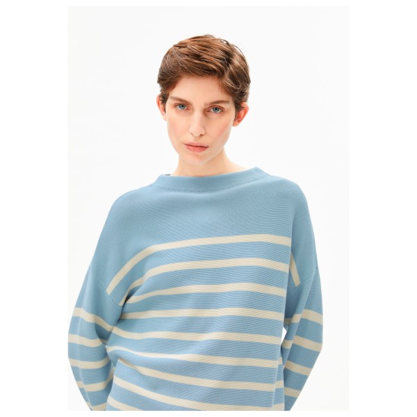 ARMEDANGELS - Women's Merinaa Stripes Knit Sweater - Sweatere