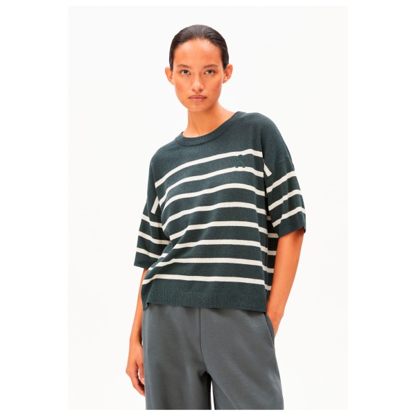 ARMEDANGELS - Women's Stripe Linen Blend Sweater - Pulloverit