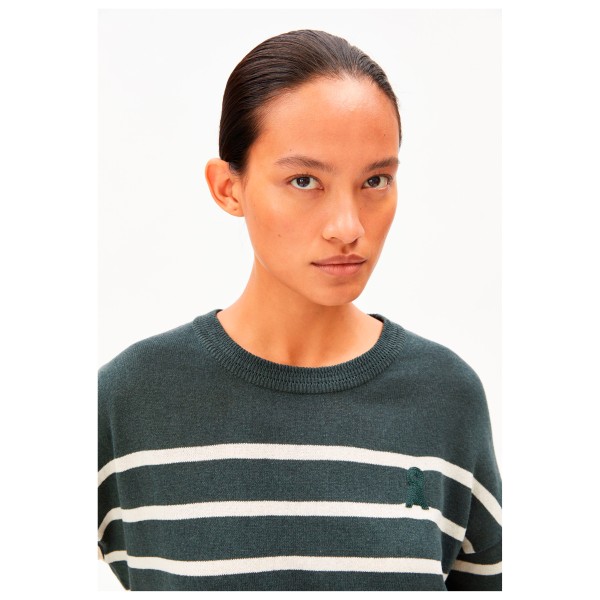 ARMEDANGELS - Women's Stripe Linen Blend Sweater - Sweatere