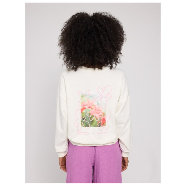 Mazine - Women's Back Print Flowers Sweatshirt - Pulloverit
